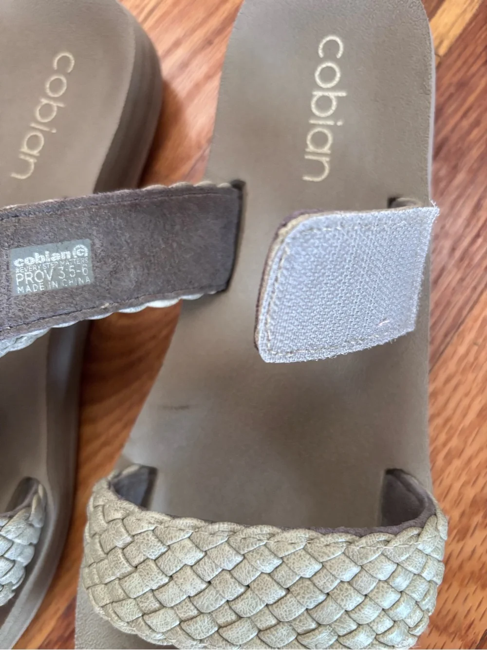 Cobian Women's Cream Braided & Knotted Slide and A New Day Sandal Duo